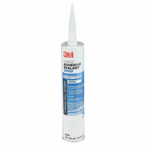 3M 06500 White Marine Adhesive Sealant, Polyurethane, 10.0 Oz Cartridge | CE9BQK 4YDL4