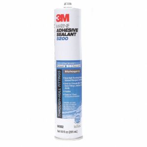 3M 06502 Mahogany Marine Adhesive Sealant, Polyurethane, 10.0 Oz Cartridge | CE9XXH 4YDL3
