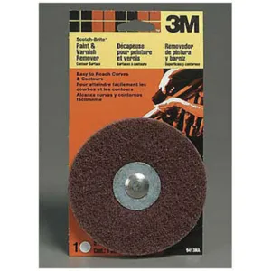 3M 09413 Arbor Mount Disc 5 x 1/4 Inch Shank Medium, 10 Pk | AB9JQG 2DLG3