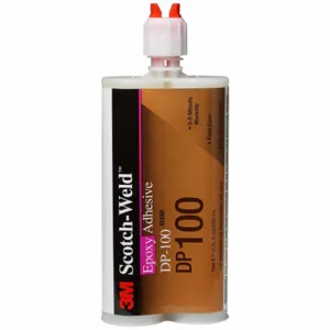 3M 100NS Epoxy Adhesive, Ambient Cured, 200 Ml, Dual-Cartridge, Clear, Paste, 12 PK | CN7UDT 2JBP5