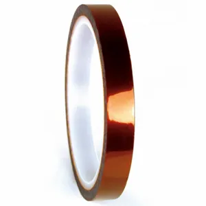 3M 1205-1/4X36YD Insulating Electrical Tape, High-Temp, 1205, Polyimide, 1/4 Inch x 108 ft, Amber | CN7WLU 2JMR3