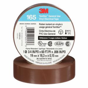 3M 165BR4A isolierendes Isolierband, 165, Vinyl, 3/4 Zoll x 60 Fuß | CN7WJE 61CF51