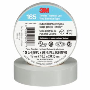 3M 165GY4A Insulating Electrical Tape, 165, Vinyl, 3/4 Inch x 60 ft | CN7WJB 61CF52
