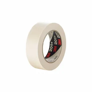 3M 201+ Paper Masking Tape, Rubber Tape Adhesive, 6.3 mil Thick, 48 mm X 55 m, Tan | CE9UBB 35HX18