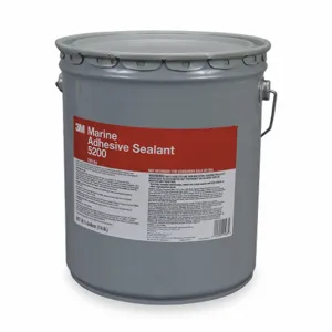 3M 21463 White Marine Adhesive Sealant, Polyurethane, 5 gal Pail | CE9BQH 2JBV6