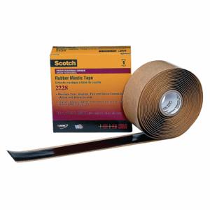 3M 2228 1X10 Mastic Tape 1 Inch x 10 Feet 65 Mil Black | AE2NZA 4YT87