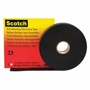 3M 23 2X30 Splicing Tape 2 Inch x 30 Feet 30 Mil Black | AE2NYN 4YT76