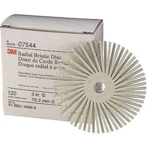 3M 33227 Radial Bristle Disc Tc 3 Inch Diameter 360g, 40 Pk | AB9JKW 2DJN4