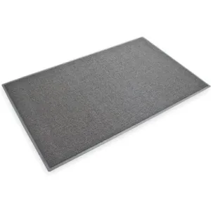 3M 26477 Carpeted Entrance Mat Gray 4 x 6 Feet | AD2TLK 3U107