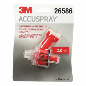 3M 26586 Atomizing Head Refill, 2.0 mm, Red | CF2PXR 55EK61