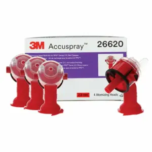 3M 26620 Red Head Refill, Atomizing Type, 4 Pk | CE9QPX 478A96