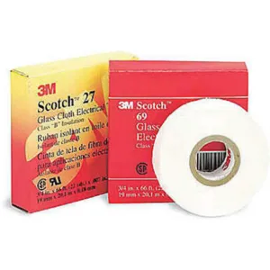 3M 27 1/4 Cloth Tape 1/4 Inch x 60 Yard 0.7 Mil White | AD3TWJ 40P211