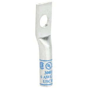 3M 30015 Copper One-hole Lug Blue 6 Awg, 50 Pk | AB9WZT 2FYH2