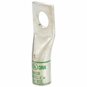 3M 30028 Copper One-hole Lug Green 1 Awg, 10 Pk | AC2FKX 2JLT7