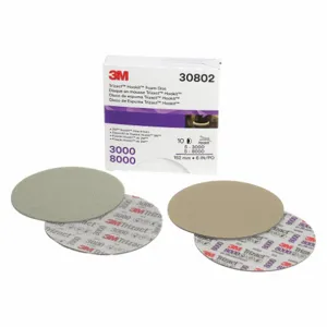 3M 30802 Polishing Pad, Foam, 6 Inch Size, 10 Pk | CE9TCC 55EE14