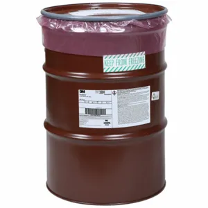 3M 30H Open Head Drum, with Poly Liner Contact Adhesive, 55 Gallon, Green | CE9UNN 2JBL9