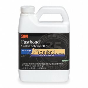 3M 30NF Water Based Contact Adhesive, 1 qt, Nonflammable, Green | CE9BWZ 3XH48
