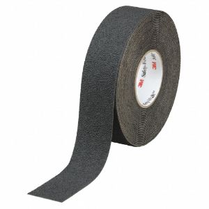 3M 310-1X60 Solid Black Anti-Slip Tape, 1 Inch x 60.0 Feet, Proprietary Grit Non-Mineral | CE9FZU 21YT69
