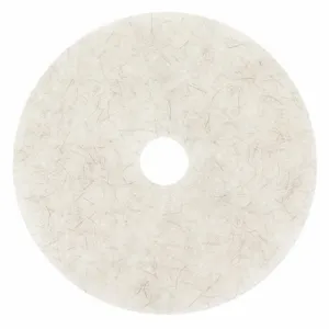 3M 3300 Burnishing Pad 19 Inch White, 5 Pk | AE2BNN 4WG91