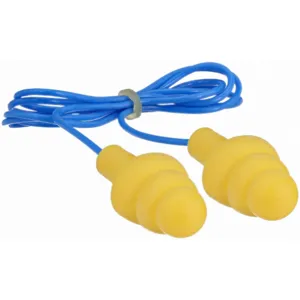 3M 340-4014 Ear Plugs 25dB Universal Flanged, 200 Pk | AH2WEK 30FX21