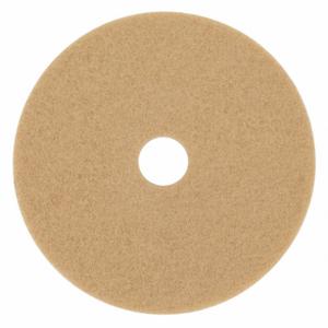 3M 3400 Burnishing Pad 17 Inch Tan, 5 Pk | AE2ALB 4WC29