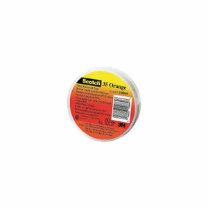 3M Scotch 35 Electrical Tape 1/2 x 20 feet 7 mil Orange, 100 Pk | AB9XDJ 2FZC7