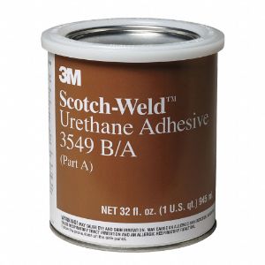 3M 3549 B/A Urethane Adhesive, Can, 32.0 Oz, Brown, 1 Hr Work Life, 6 Pk | CE9CUC 2JBL4
