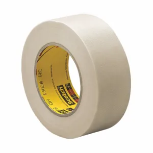 3M 361 Cloth Tape 1/2 Inch x 60 Yard 7.5 Mil White | AA6WWL 15D056