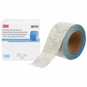 3M 36191 Sandpaper Roll, 2 3/4 Inch Width X 39 ft Length, Ceramic, 180 Grit, Hook-And-Loop, 321U | CN7WEU 259Y90