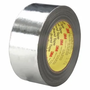 3M 363 Aluminium Glass Foil Tape, Silicone, 7.3 mil Thick, 2 Inch X 37 Yard, Silver, 24 Pk | CF2TPV 29WR93