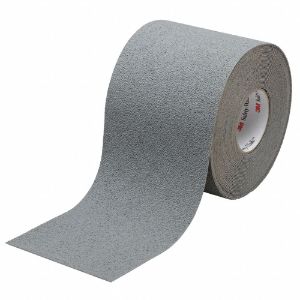 3M 370-12X60 Solid Gray Anti-Slip Tape, 12 Inch x 60.0 Feet, Proprietary Grit Non-Mineral | CE9FYT 35XN37