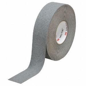 3M 370-1X60 Solid Gray Anti-Slip Tape, 1 Inch x 60.0 Feet, Proprietary Grit Non-Mineral | CE9FYU 21YT67