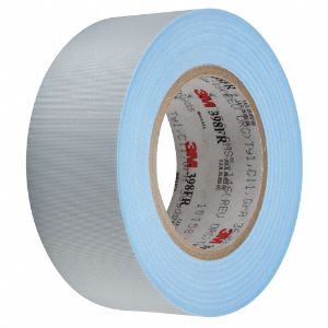 3M 398FR Utility Cloth Tape, 2 Inch X 36 Yard, 7.0 mil Thick, White Cloth, 24 Pk | CE9CRC 29WR94