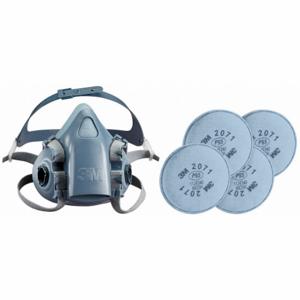 3M 3PB39-4MH55 Halbmasken-Atemschutzmasken-Set, 4 Kartuschen im Lieferumfang enthalten, P95-Filter, wiederverschließbarer Aufbewahrungsbeutel | CN7UPP 277MZ4