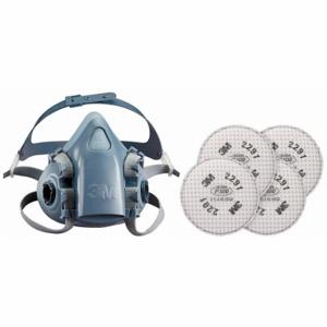 3M 3PB39-5WYZ4 Halbmasken-Atemschutzmasken-Set, 4 Kartuschen im Lieferumfang enthalten, P100-Filter, wiederverschließbarer Aufbewahrungsbeutel | CN7UPD 277NA0
