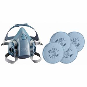 3M 3PB40-4MH55 Halbmasken-Atemschutzmasken-Set, 4 Kartuschen im Lieferumfang enthalten, P95-Filter, wiederverschließbarer Aufbewahrungsbeutel | CN7UPM 277ND2