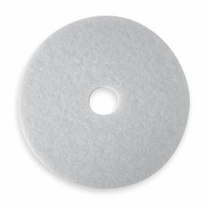 3M 4100 Buffing/Cleaning Pad 15 Inch White, 5 Pk | AD2TKP 3U085