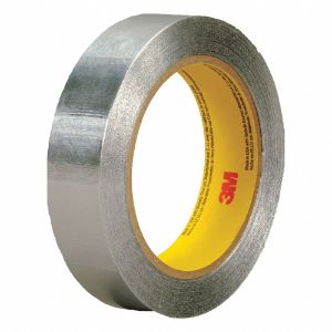 3M 425 Aluminium Shielding Foil Tape, Acrylic, 4.6 mil Thick, 1 Inch X 60 Yard, Silver, 36 Pk | CF2TMG 52HM39