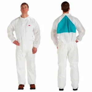 3M 4520CS-BLK-XXL Coverall, S mmms, Light Duty, Serged Seam, White, 2Xl, 25 PK | CN7TZF 56YZ55