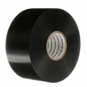 3M 50-PRINTED-1x100FT-BULK Electrical Tape 1 x 100ft 10mil Black, 48 Pk | AB9KTB 2DPU8