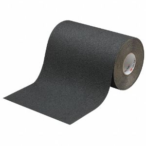 3M 50048011192982 Solid Black Anti-Slip Tape, 12 Inch x 60.0 Feet, Proprietary Grit Non-Mineral | CE9FZR 21YT70