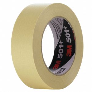 3M 501+ Flatback Paper Masking Tape, Acrylic Tape Adhesive, 3.3 mil Thick, 12 mm X 55 m, 72 Pk | CF2DLK 52TV27