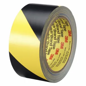 3M 5702 Marking Tape Roll 1 Inch Width Black/Yellow | AH2AHD 24A735