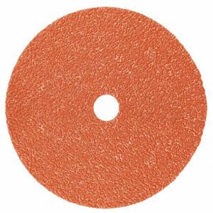 3M 987C Fiber Disc, Ceramic, Coated, 5 Inch Disc Diameter, 7/8 Inch Mounting Hole Size, 25 Pk | CF2GKD 19G412