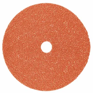 3M 987C Fiber Disc, Ceramic, Coated, 5 Inch Disc Diameter, 7/8 Inch Mounting Hole Size, 25 Pk | CF2GJZ 19G397