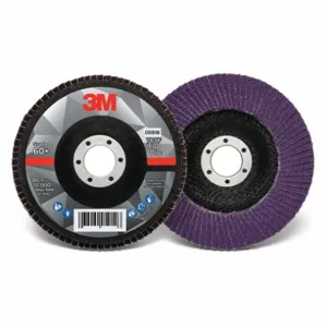 3M 60440351512 Flap Disc, Ceramic Grain, 5 Inch Disc Diameter, 60 Abrasive Grit | CF2DTY 498Y02