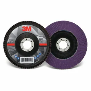 3M 60440351538 Flap Disc, Ceramic Grain, 5 Inch Disc Diameter, 80 Abrasive Grit | CF2DTP 498Y04