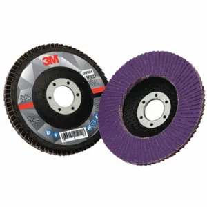 3M 60440351579 Flap Disc, Ceramic Grain, 4 1/2 Inch Disc Diameter, 120 Abrasive Grit | CF2DVU 498Y05