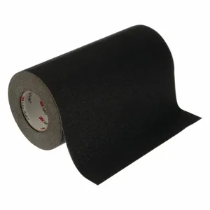 3M 610 Solid Black Anti-Slip Tape, 18 Inch x 60.0 Feet, 60 Grit Aluminium Oxide | CE9FZQ 21YT73