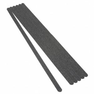 3M 610-3/4X2 Solid Black Anti-Slip Tread, 3/4 Inch x 2.0 Feet, 60 Grit Aluminium Oxide, 50 Pk | CE9FZG 2JFK6